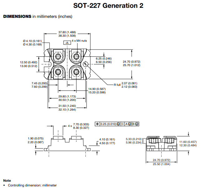 IGBT����VS-GT100DA120UF�ߴ�
