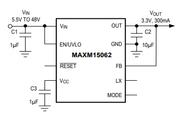 MAXM15062��ѹ��DC-DC��Դ����