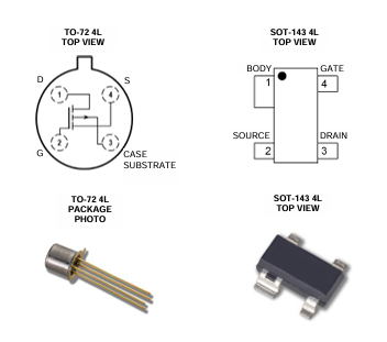 Linear Systems 3N163/3N164 P����MOSFET