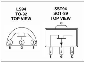 LS94��SST94 JFET��װ