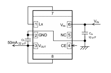 XCL210ϵ�н�ѹ��΢��DC/DCת����Torex
