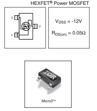 IRLML6401TRPBF��12V��ͨ��P��������MOSFET