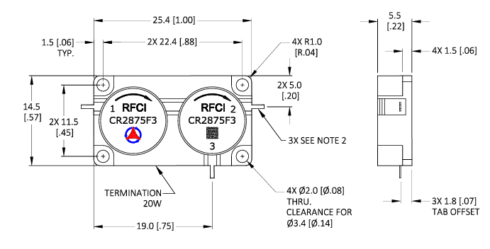 CR2875F3΢²¨Ë«»·ÐÐÆ÷RFCI CR2875F3΢²¨Ë«»·ÐÐÆ÷RFCI