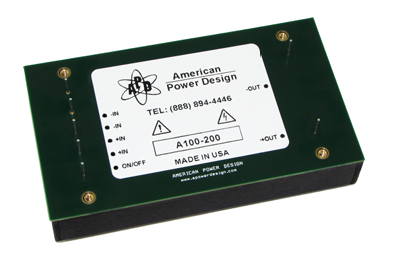 ÃÀ¹úAmerican Power Design A100ϵÁиßѹDC-DCת»»Æ÷100W,48-200V ÃÀ¹úAmerican Power Design A100ϵÁиßѹDC-DCת»»Æ÷100W,48-200V