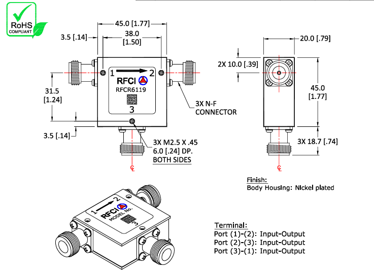 RFCR6119 3�˿���Ƶ������