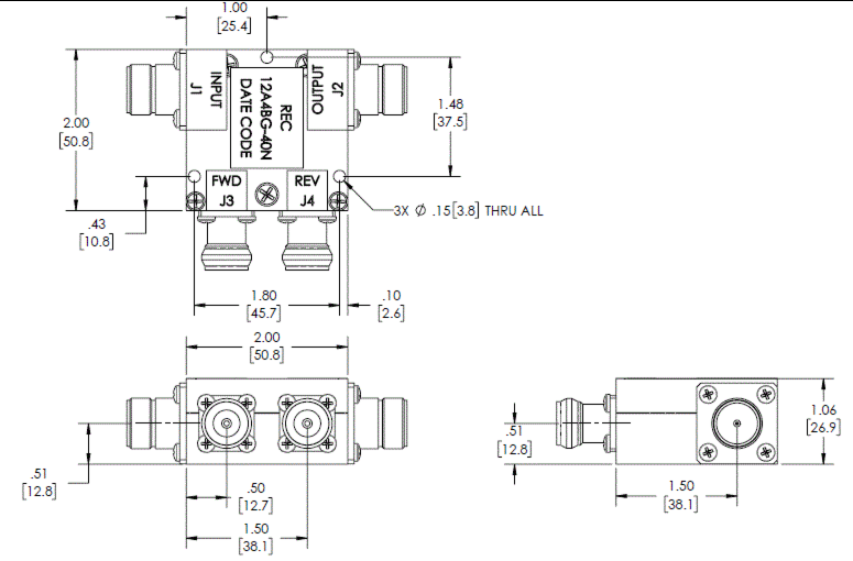 Renaissance 12A4BG-40N˫����������ߴ�ͼ