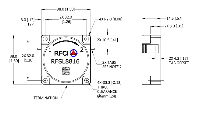 RFCI RFSL8816 CW¸ôÀëÆ÷2.5-6.2GHz RFCI RFSL8816 CW¸ôÀëÆ÷2.5-6.2GHz