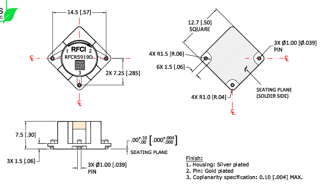 RFCR5919D�ߴ�ͼ