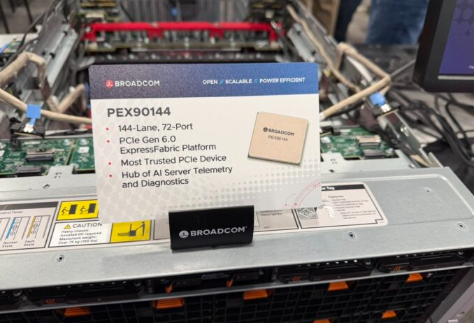 Broadcom PEX90144|144ͨ��PCIe 6.0���ٽ���оƬ