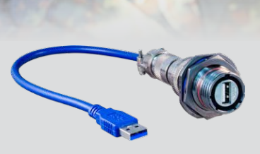 Glenair USB2.0/3.0 SuperNine MIL-DTL-38999ϵ��III��������