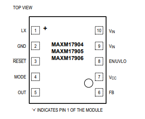 MAXM17904/MAXM17905/MAXM17906��ѹ�͵�Դ����