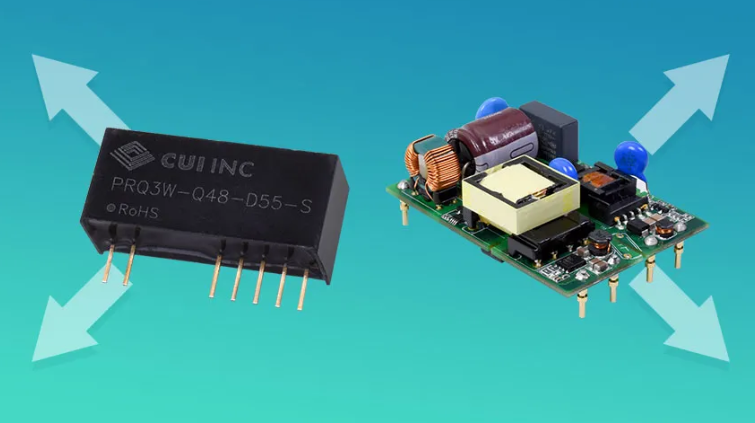 CUI PRQ3W-S���ԳƸ���ʽDC-DCת����