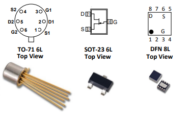 VCR11N��Ƭ˫N����JFETѹ�ص�����Linear Systems