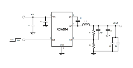 XCA204A0K1MR��ѹDC-DC��Դ����TOREX