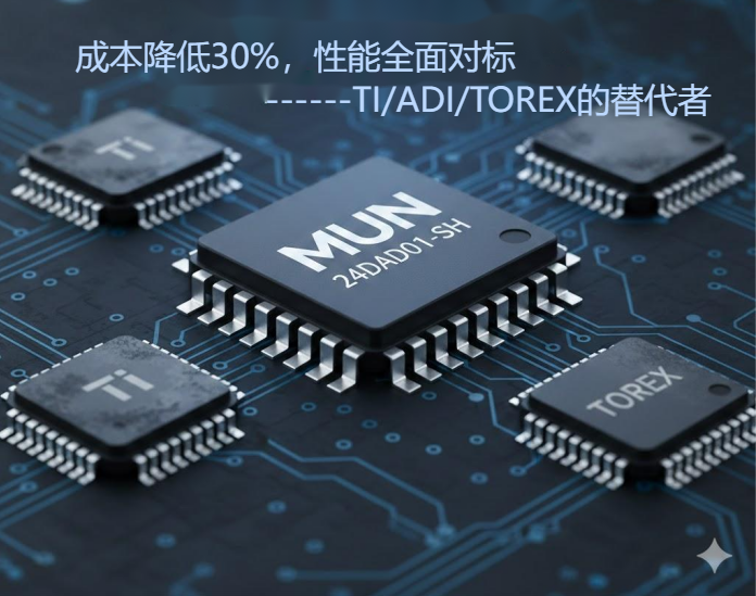 �ɱ�����30%������ȫ��Ա���MUN24AD01-SH��ΪTI/ADI/TOREX�������