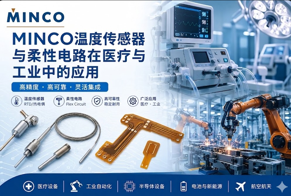 MINCO�¶ȴ����������Ե�·��ҽ���빤ҵ�е�Ӧ�ý���